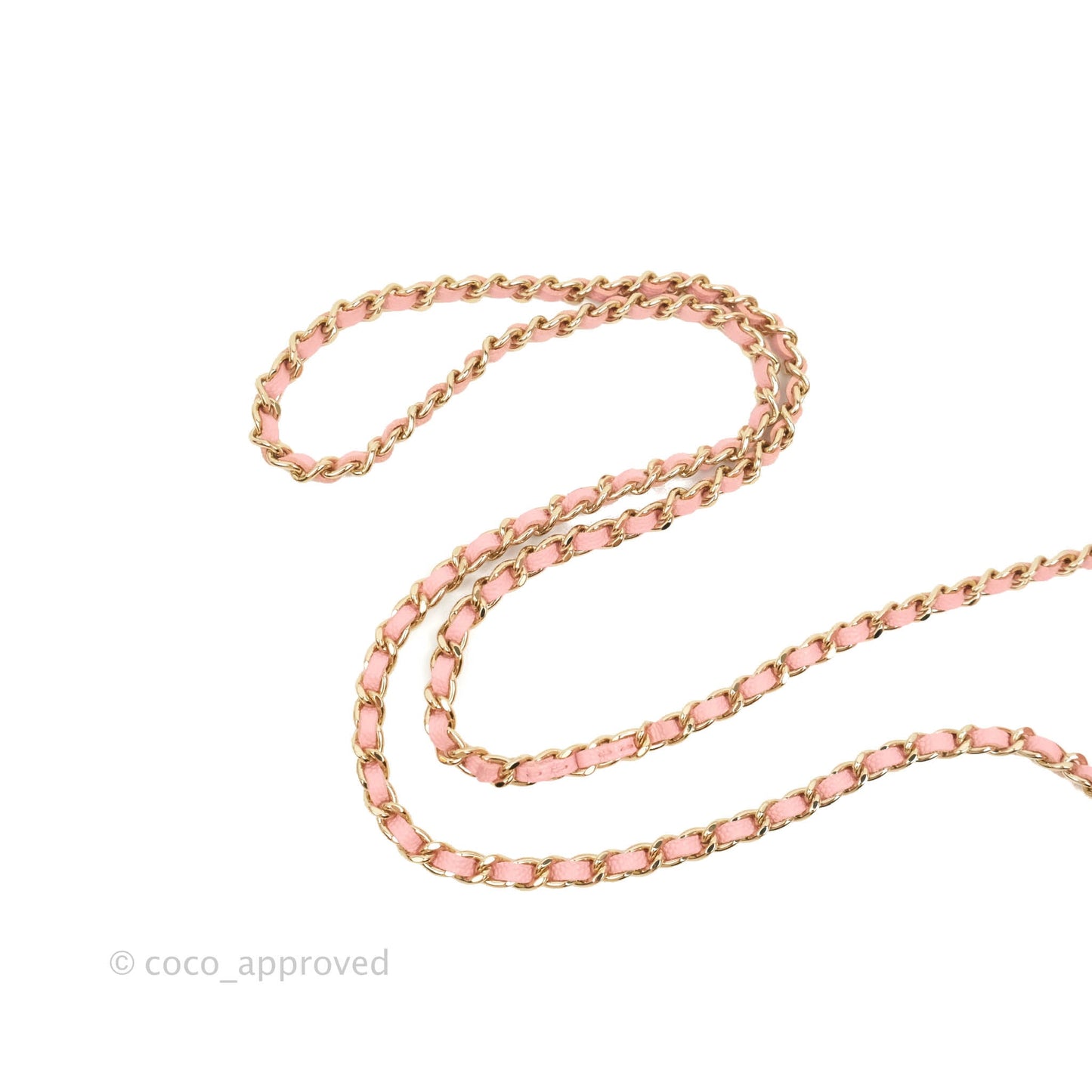 Chanel Classic Vanity with Chain Pink Caviar Gold Hardware