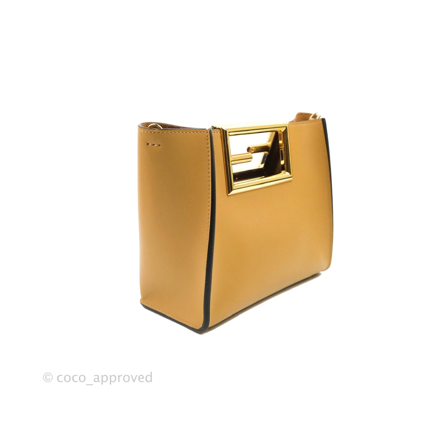 Fendi Small Way Bag Honey Beige Calfskin