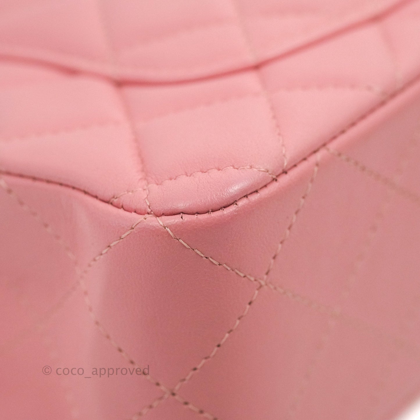 Chanel Quilted Mini Rectangular Flap Pink Lambskin Gold Hardware