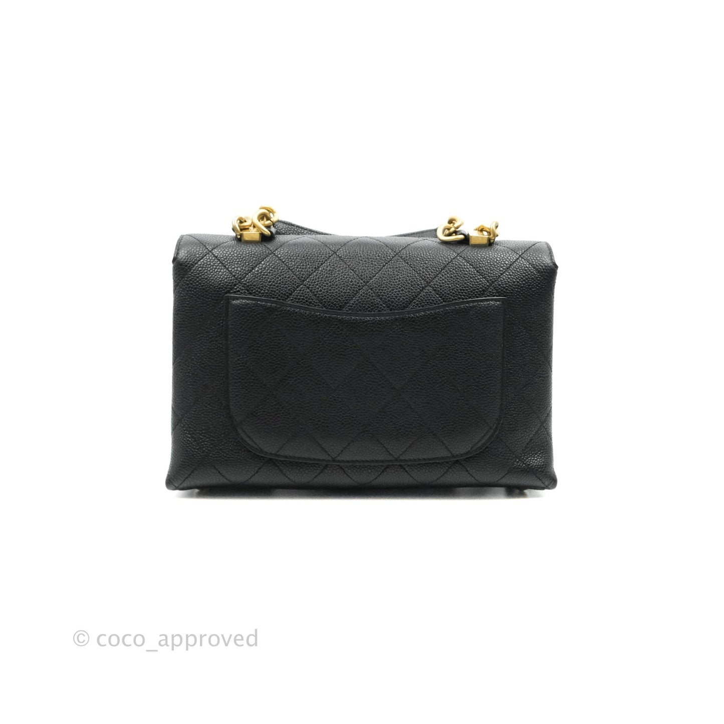 Chanel Chic Affinity Small Grained Calfskin Black Aged Gold Hardware