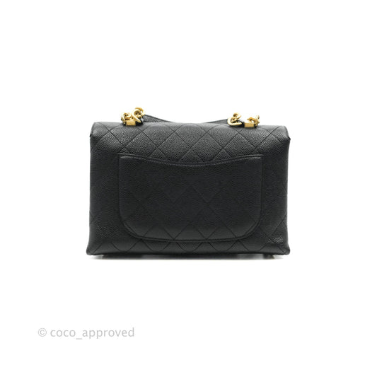 Chanel Chic Affinity Small Grained Calfskin Black Aged Gold Hardware