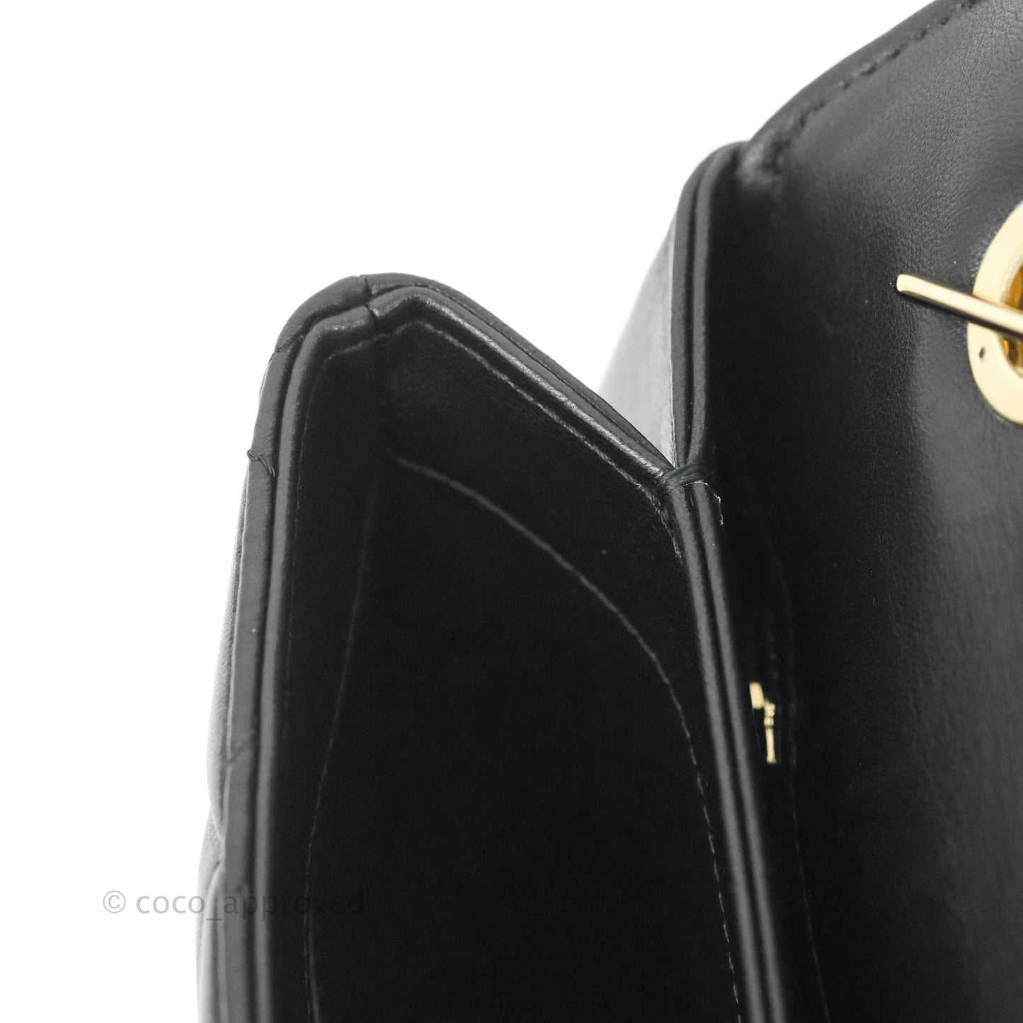 Chanel Trendy CC Flap Bag Black Lambskin Gold Hardware