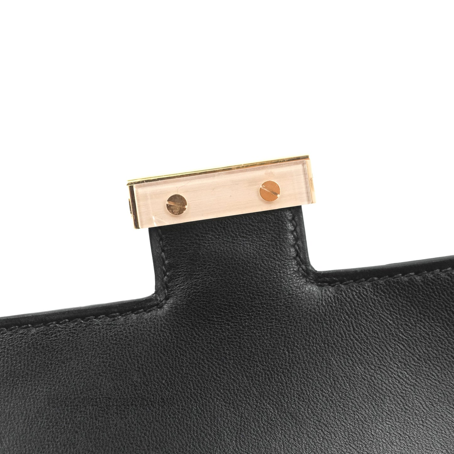 Hermès Constance Mini 18cm Black Epsom Rose Gold Hardware
