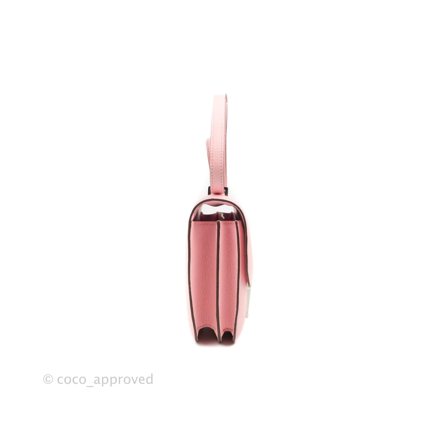 Hermès Constance III Mini 18cm Sakura Chevre Mysore Palladium Hardware