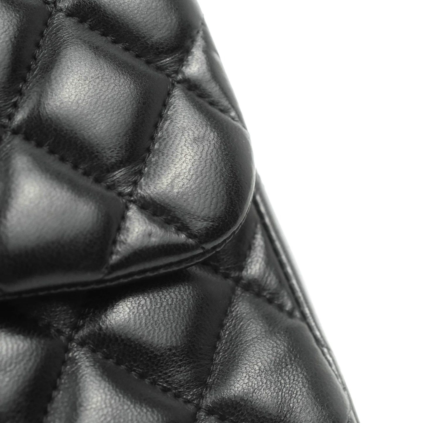 Chanel Jumbo Double Flap Black Lambskin Gold Hardware