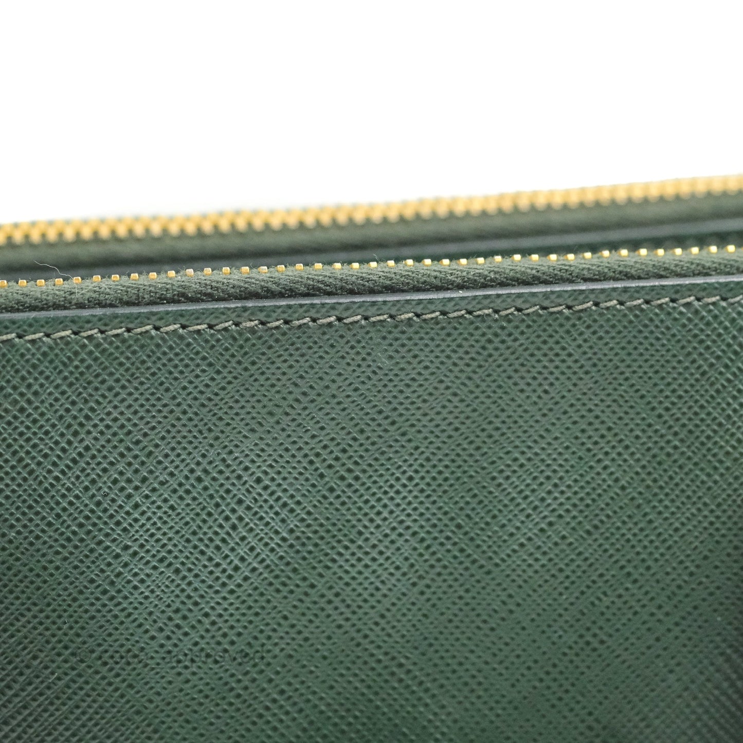 Prada Small Saffiano Lux Galleria Bag Emerald