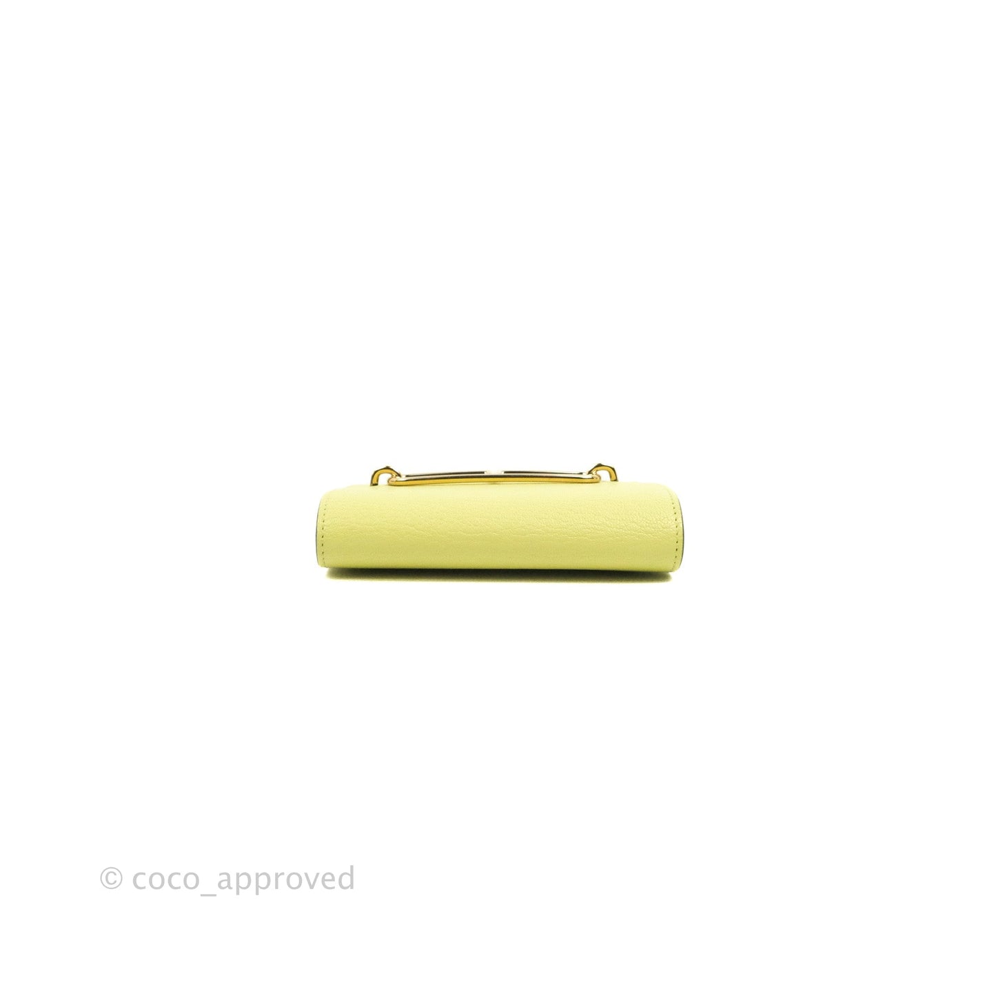 Hermès Roulis Slim Wallet Chevre Mysore Jaune Bourgeon Gold Hardware