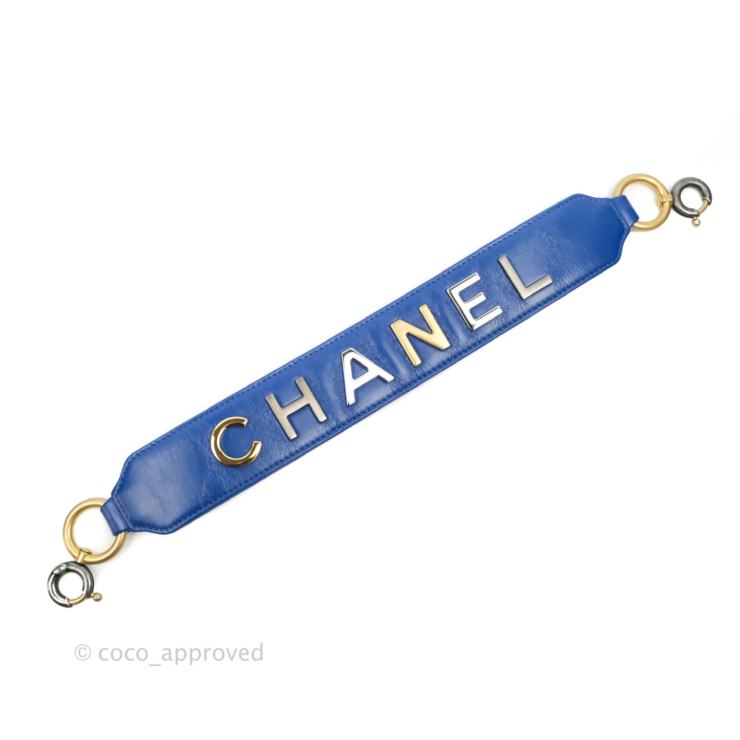 Chanel Quilted Small Gabrielle Logo Hobo Blue Aged Calfskin