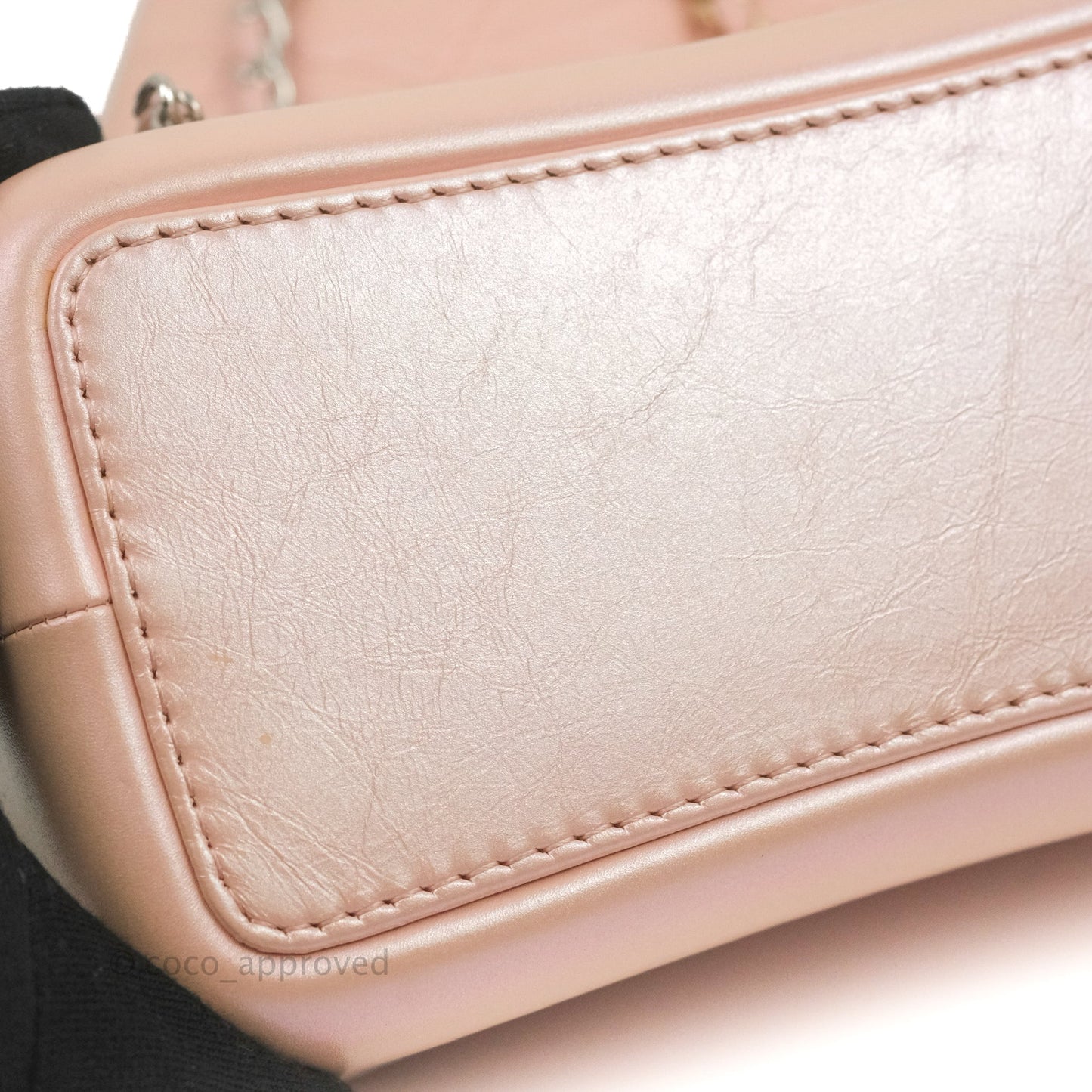 Chanel Small Gabrielle Backpack Iridescent Pink Aged Calfskin