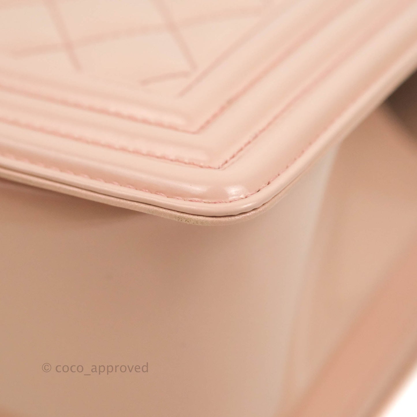 Chanel Quilted Medium Boy Iridescent Pink Shiny Calfskin Gold Hardware