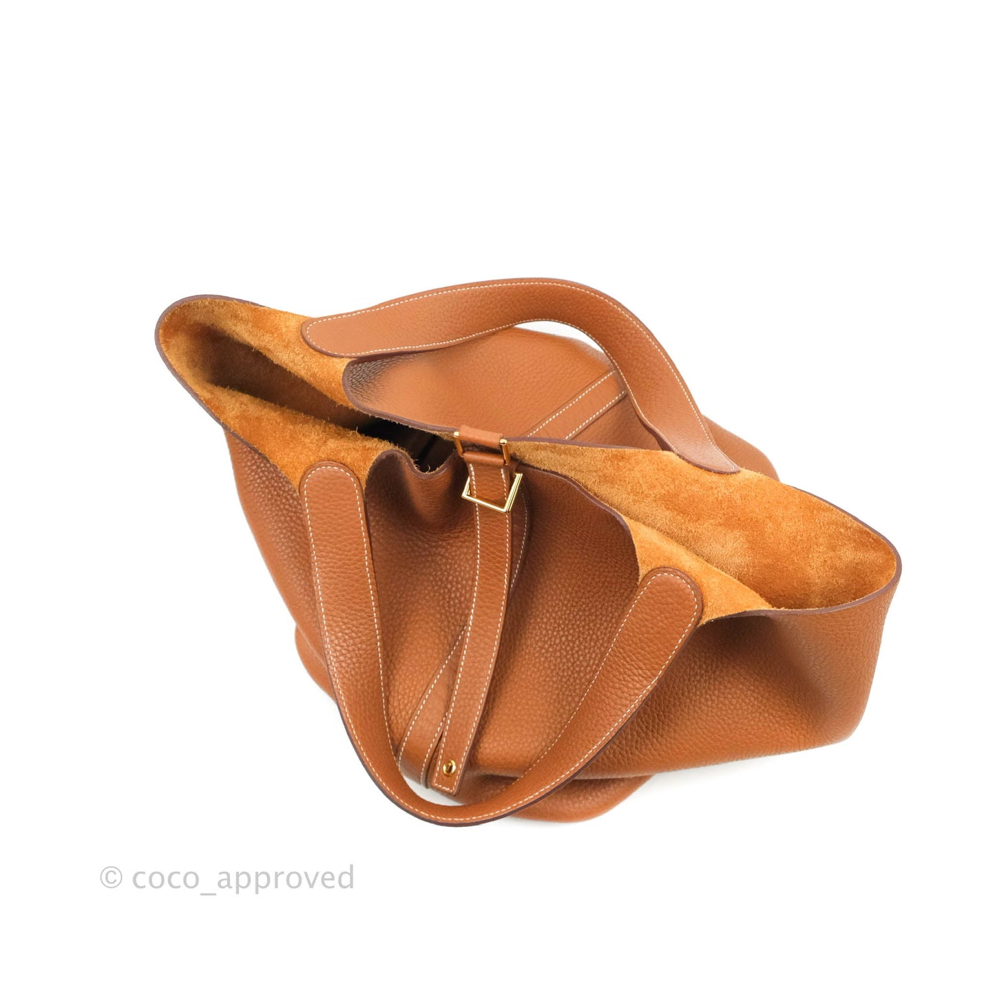 Hermès Picotin 26 GM Taurillon Clemence Gold Gold Hardware