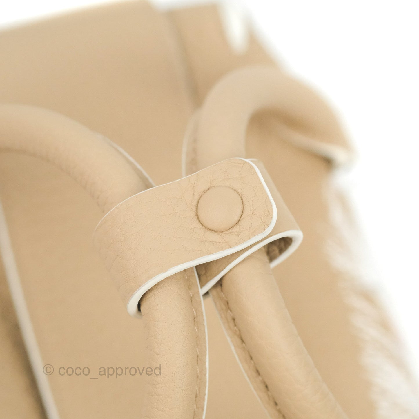 Delvaux Cool Box Mini Taurillon Soft Grained Calfskin Sand Broderies