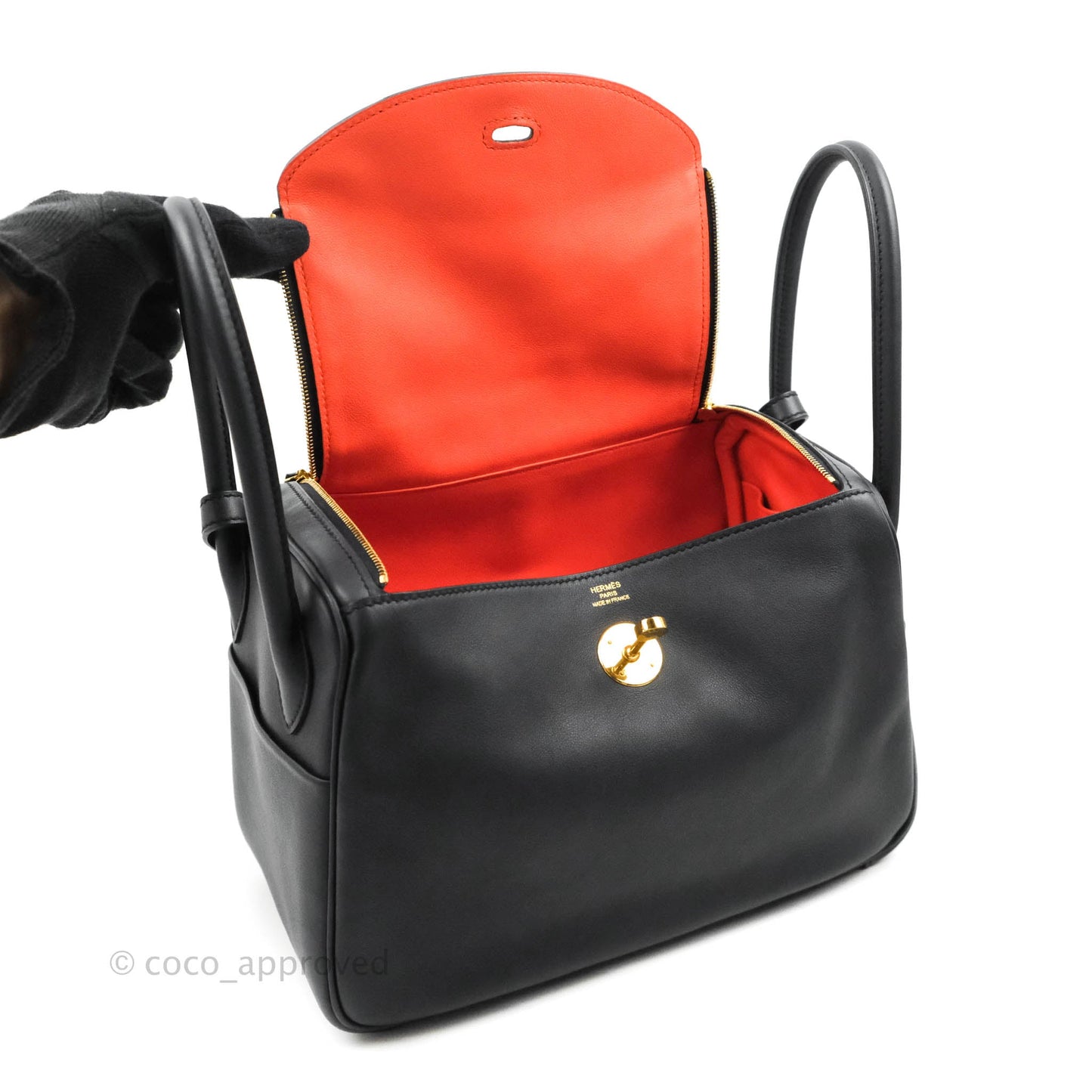 Hermès Lindy 26 Navy Swift Gold Hardware Special Edition