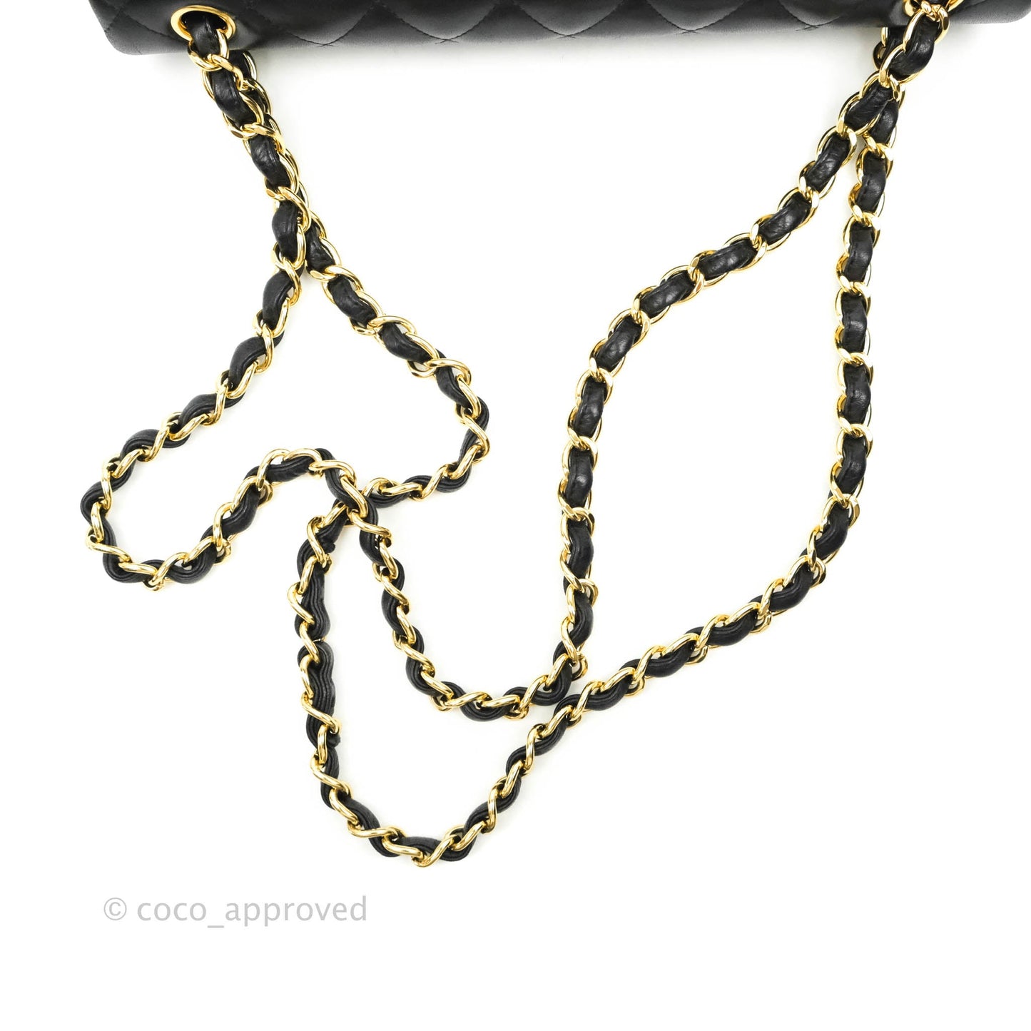 Chanel Jumbo Double Flap Black Lambskin Gold Hardware