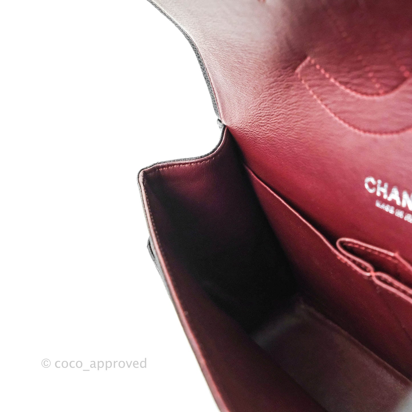 Chanel Jumbo Double Flap Black Caviar Silver Hardware⁣⁣