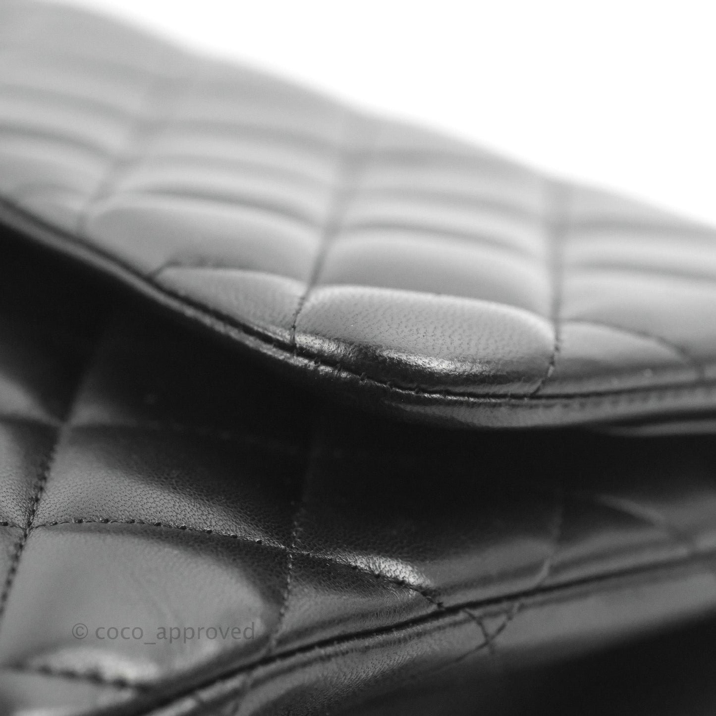 Chanel Jumbo Double Flap Black Lambskin Silver Hardware⁣⁣