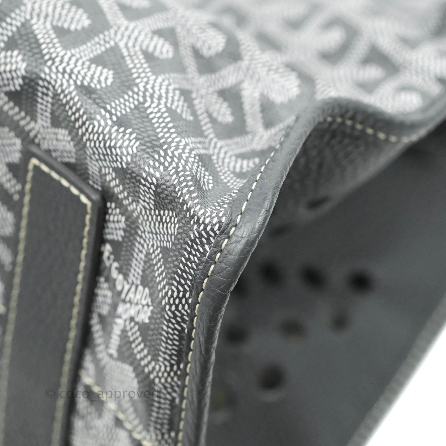 Goyard Goyardine Grey Sac Hardy PM