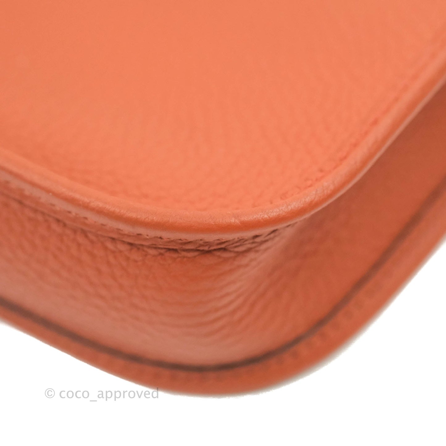 Hermès Mini Evelyne 16 Brick Clemence Palladium Hardware