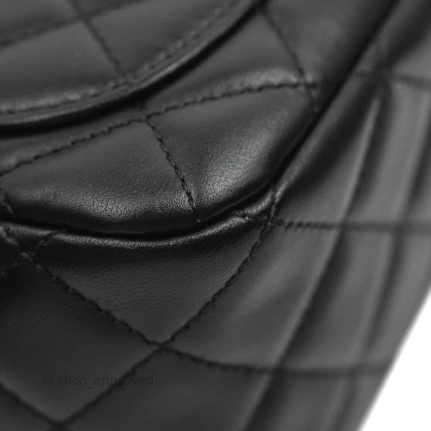 Chanel Romance Mini Square Flap Black Lambskin Aged Gold Hardware