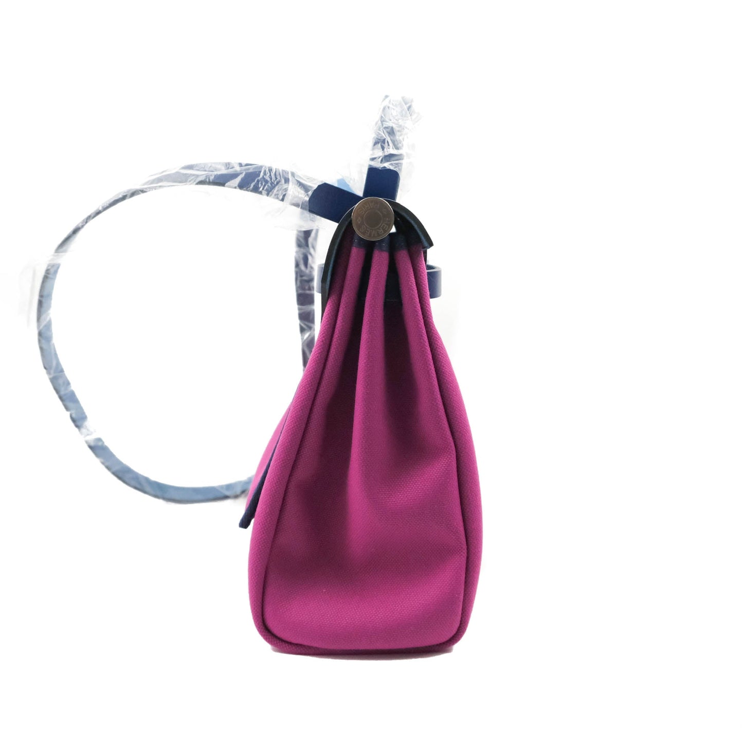 Hermès Herbag Zip 31 Toile Militaire Vache Hunter Rose Pourpre Bleu Saphir Palladium Hardware