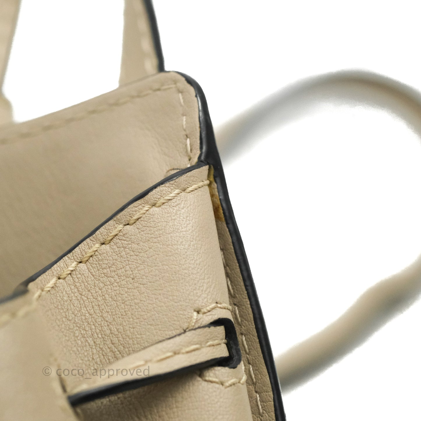 Loewe Mini Hammock Drawstring Taupe Calfskin