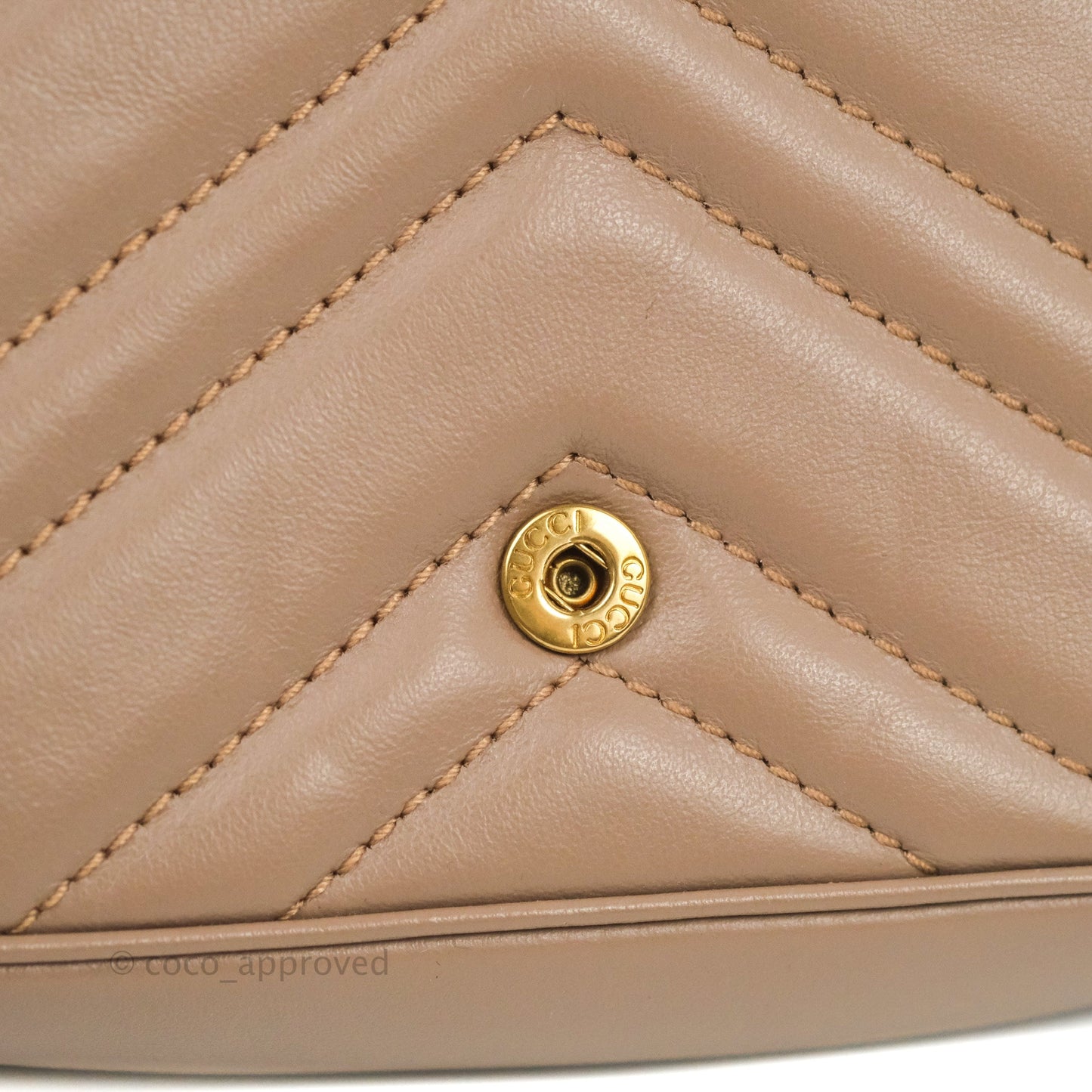 Gucci GG Marmont Matelassé Leather Super Mini Bag Dusty Pink