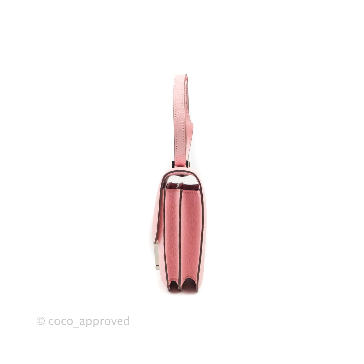 Hermès Constance III Mini 18cm Sakura Chevre Mysore Palladium Hardware