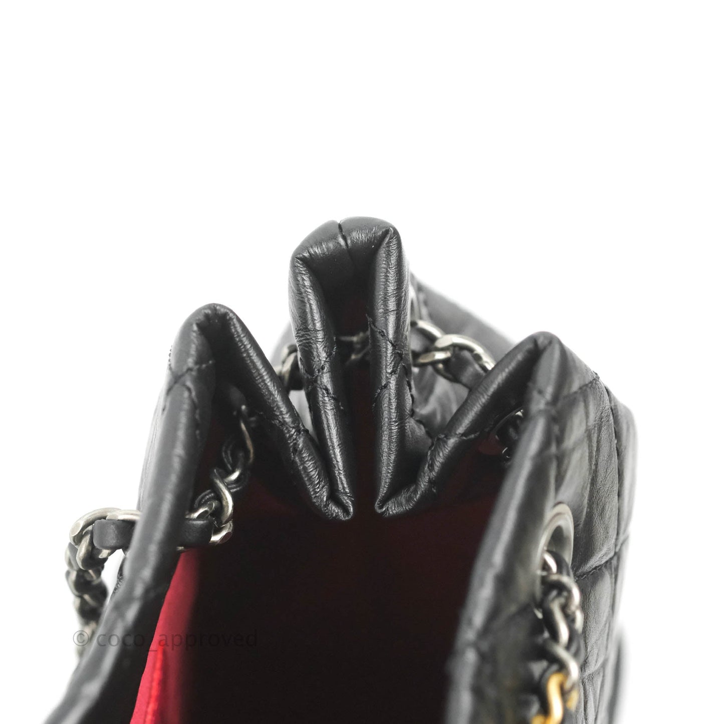 Chanel Small Gabrielle Backpack Black Aged Calfskin