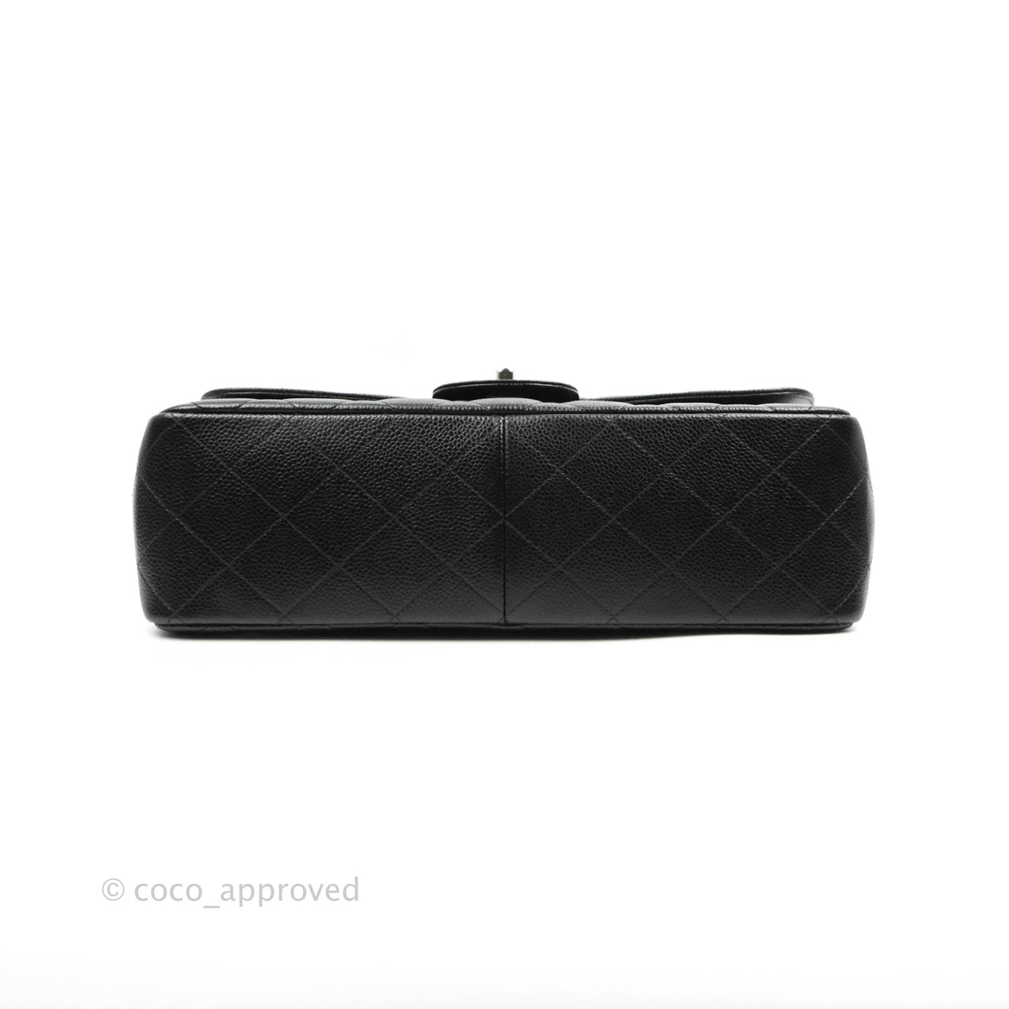 Chanel Jumbo Double Flap Black Caviar Silver Hardware⁣⁣