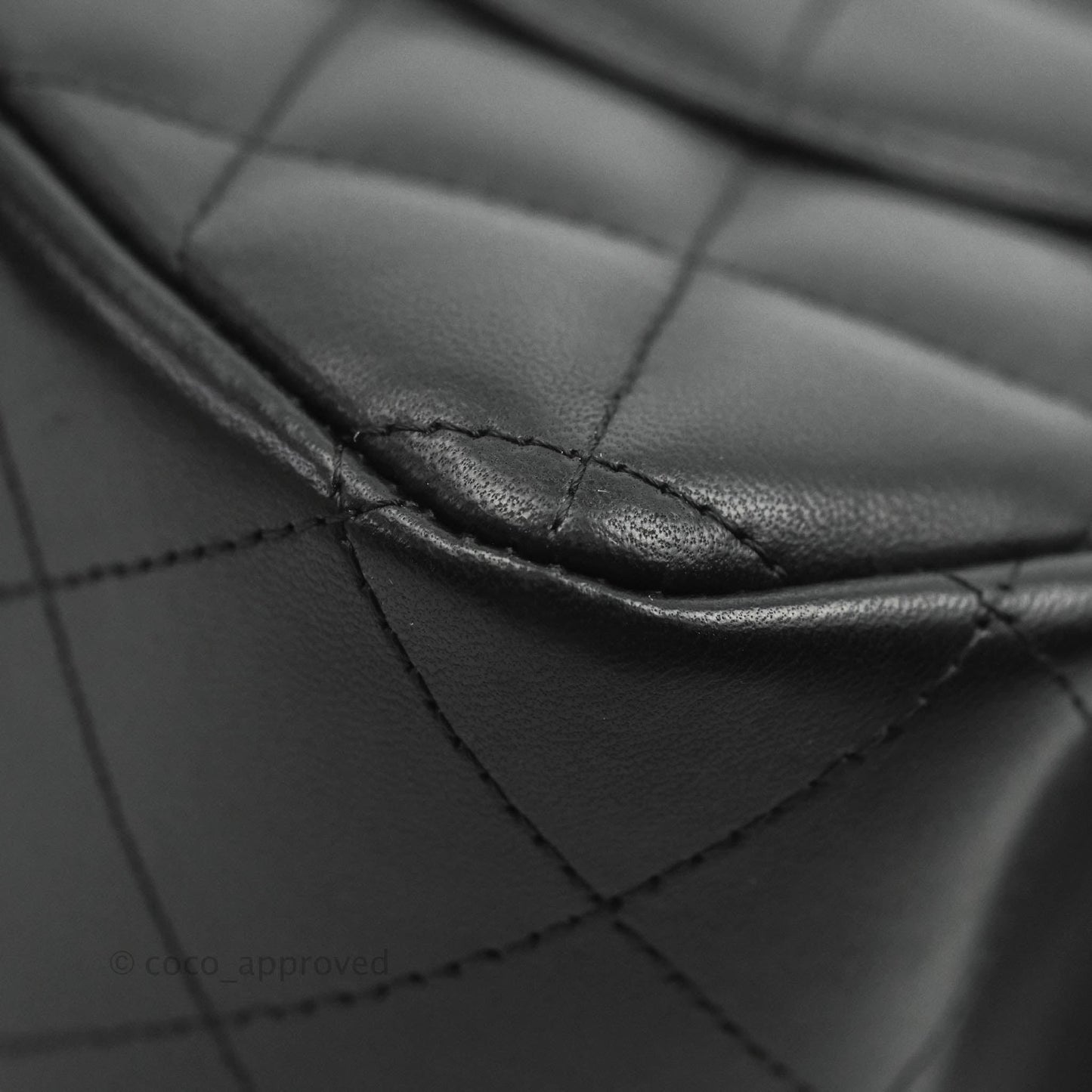 Chanel Jumbo Double Flap Black Lambskin Silver Hardware⁣⁣