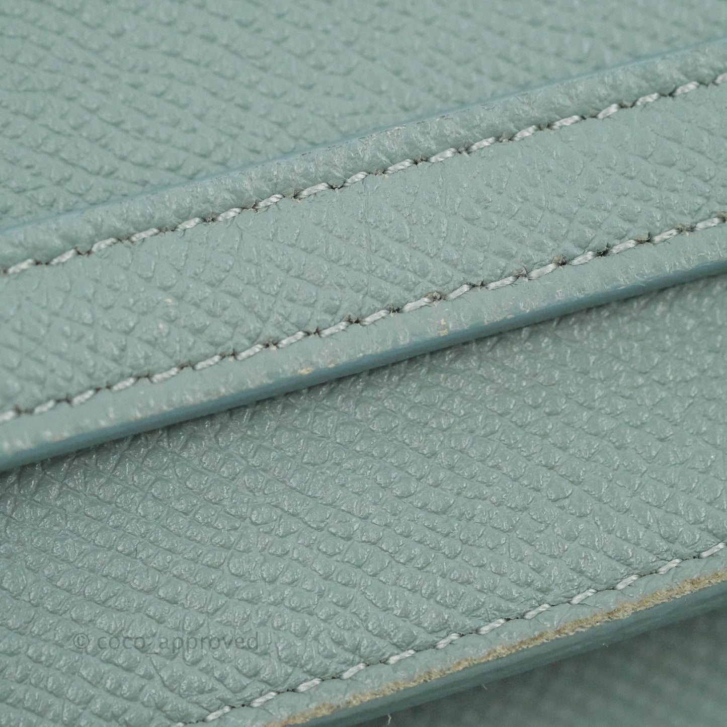 Celine Micro Belt Bag Light Blue Grained Calfskin Gold Hardware