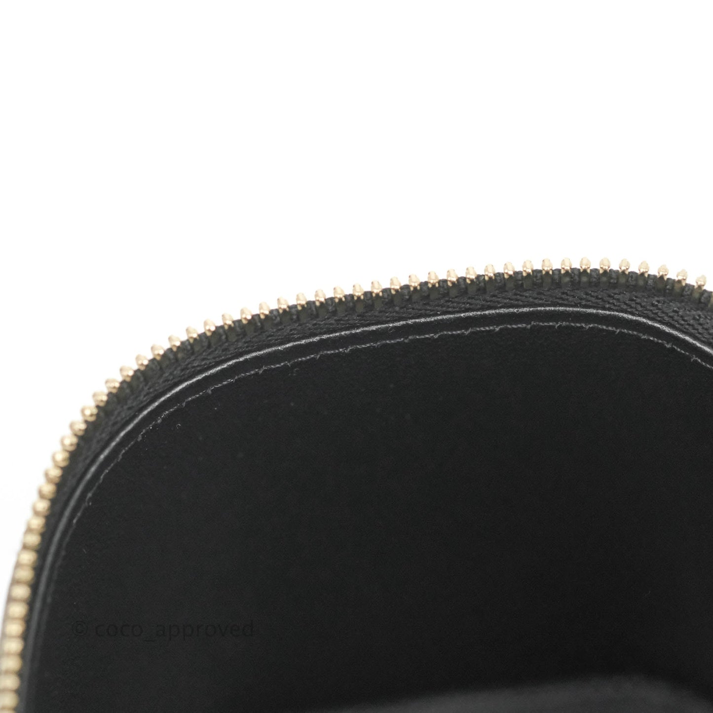 Chanel Vanity Rectangular Top Handle Black Lambskin Gold Hardware