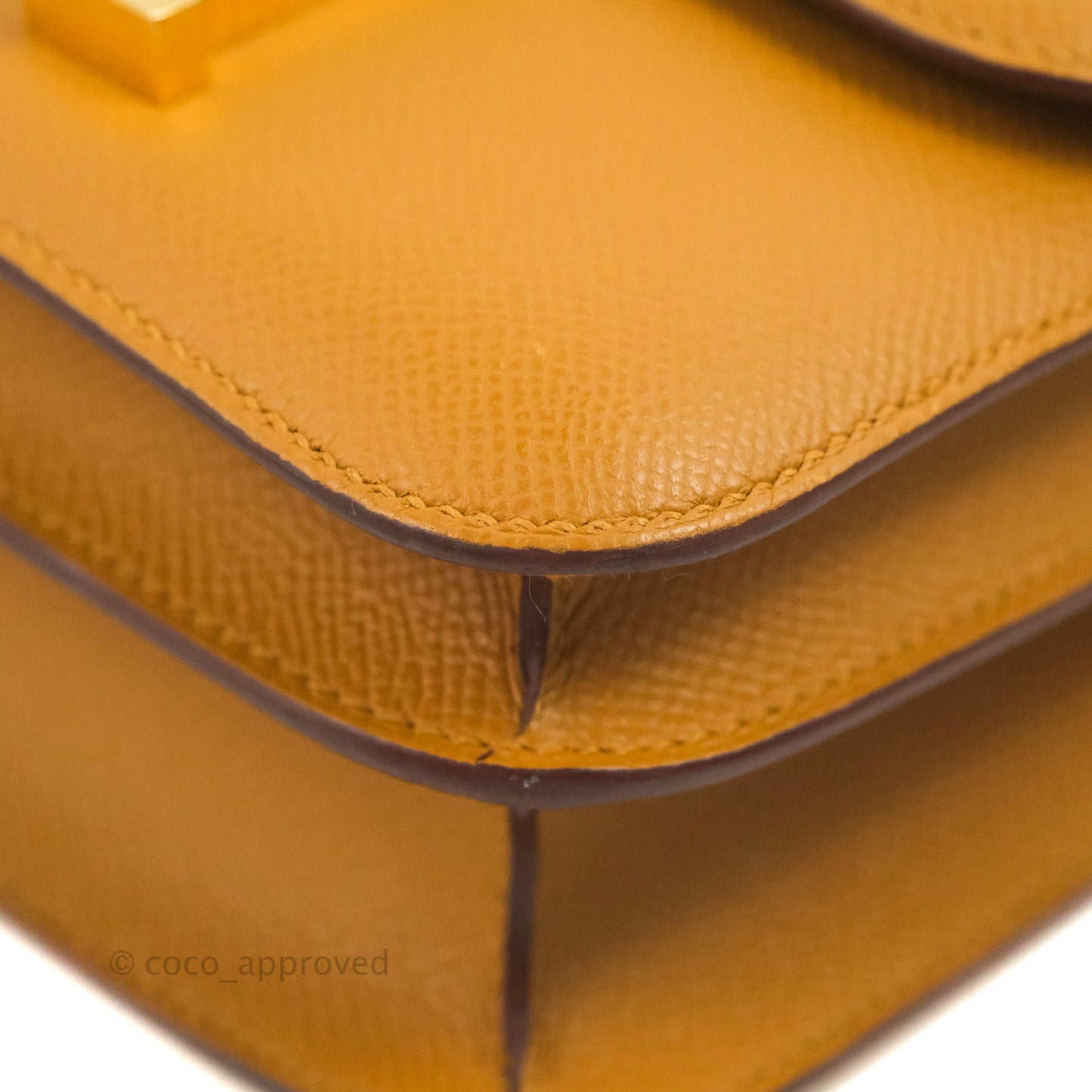 Hermès Constance Mini 18cm Sesame Epsom Gold Hardware