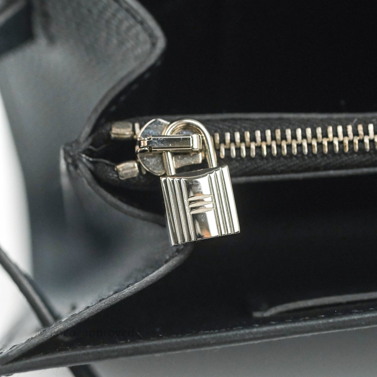 Hermès Epsom Kelly To Go Wallet Midnight Blue Palladium Hardware