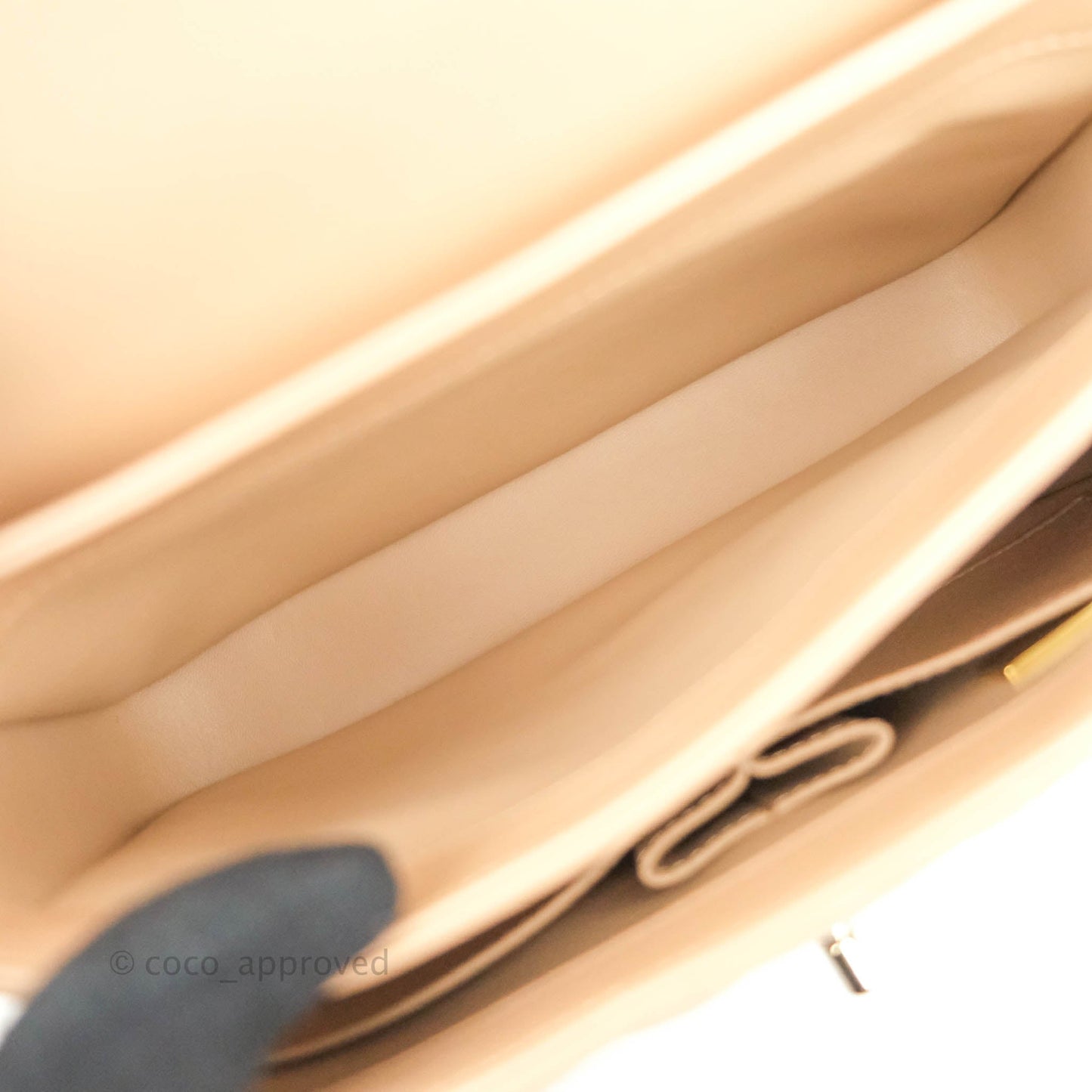 Chanel Trendy CC Small Beige Lambskin Gold Hardware 22S