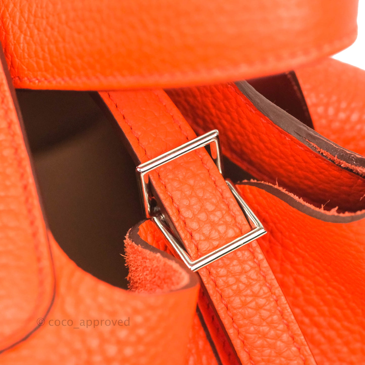 Hermès Picotin 22 Orange Clemence Palladium Hardware
