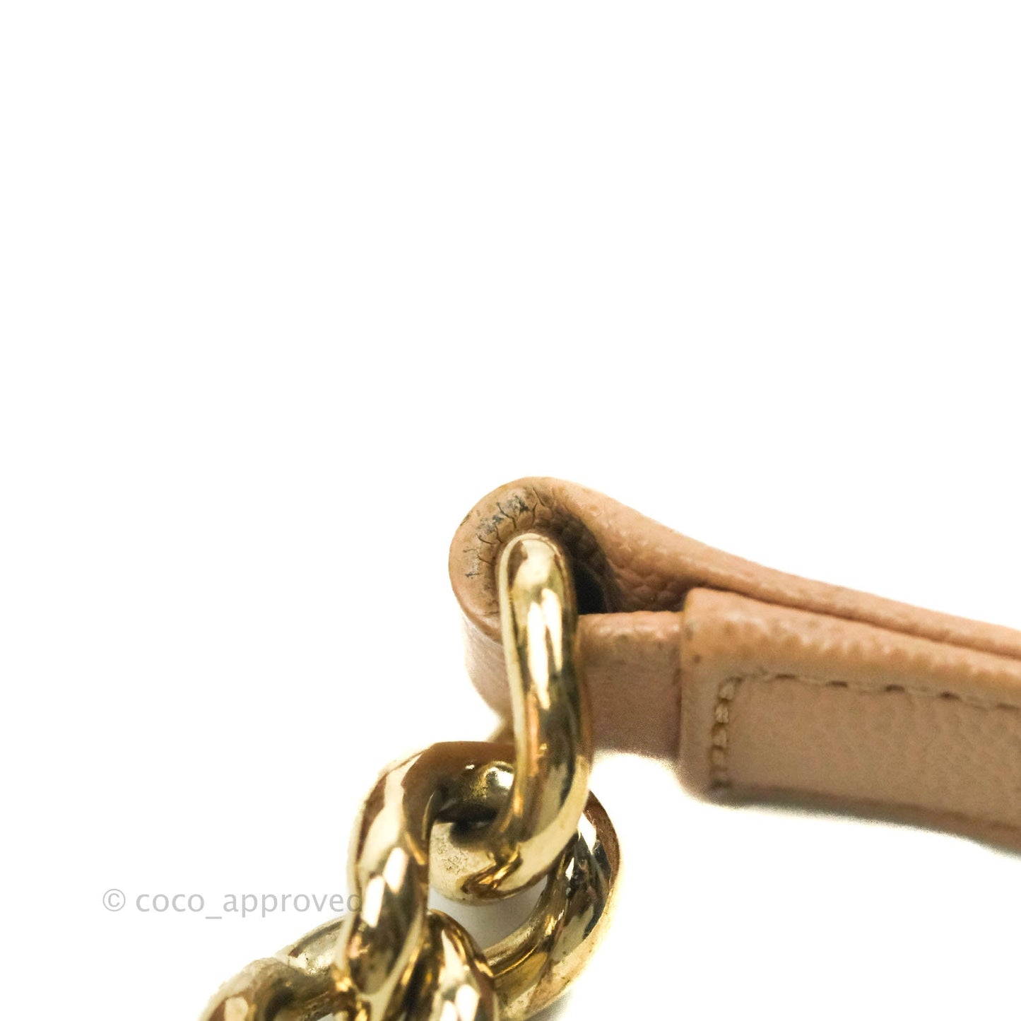 Chanel Small Chevron Boy Dark Beige Caviar Gold Hardware