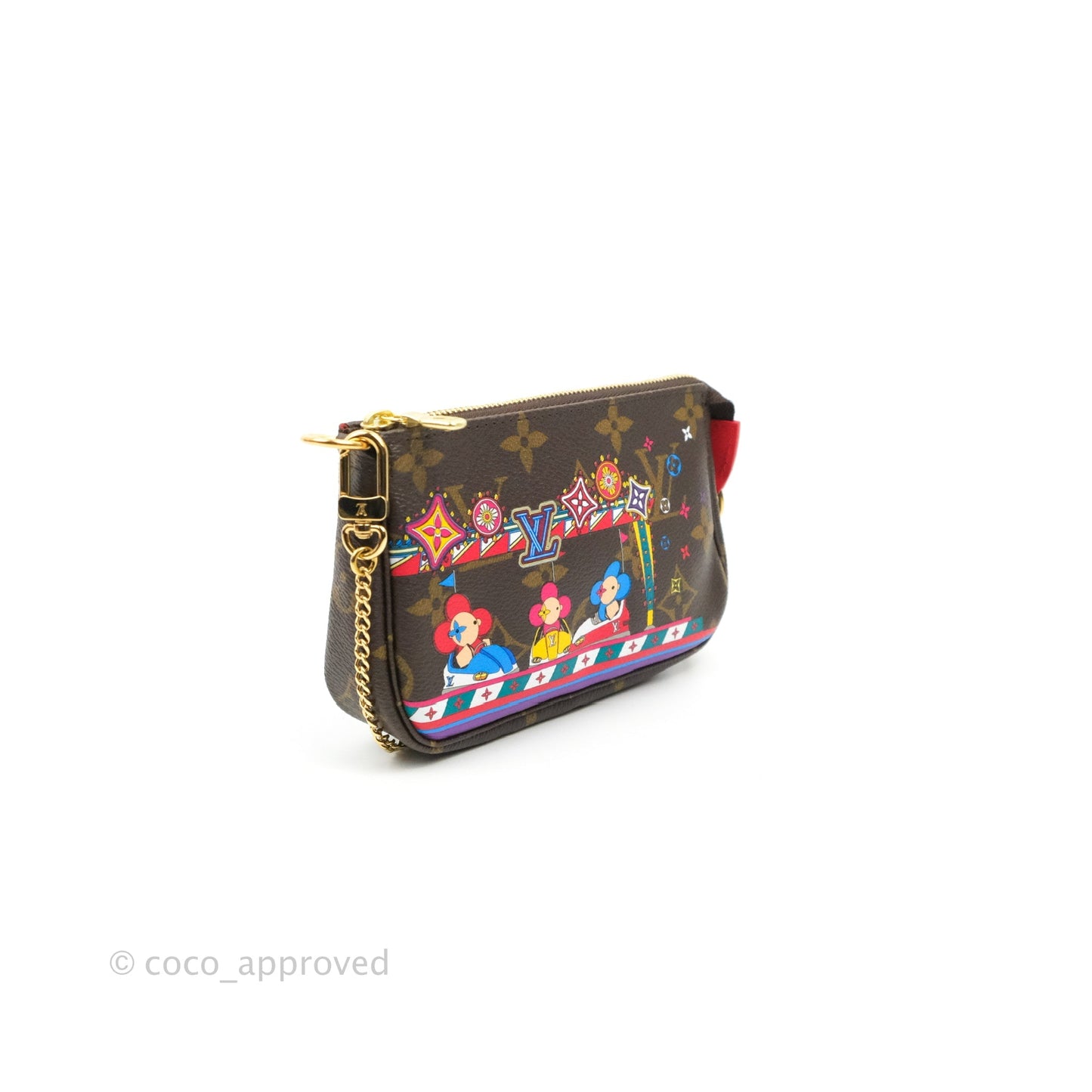 Louis Vuitton Monogram Canvas Christmas 2020 Animation Accessories Pochette