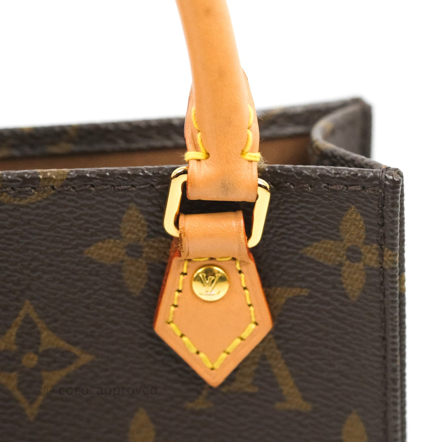 Louis Vuitton Petit Sac Plat Bag Monogram Canvas