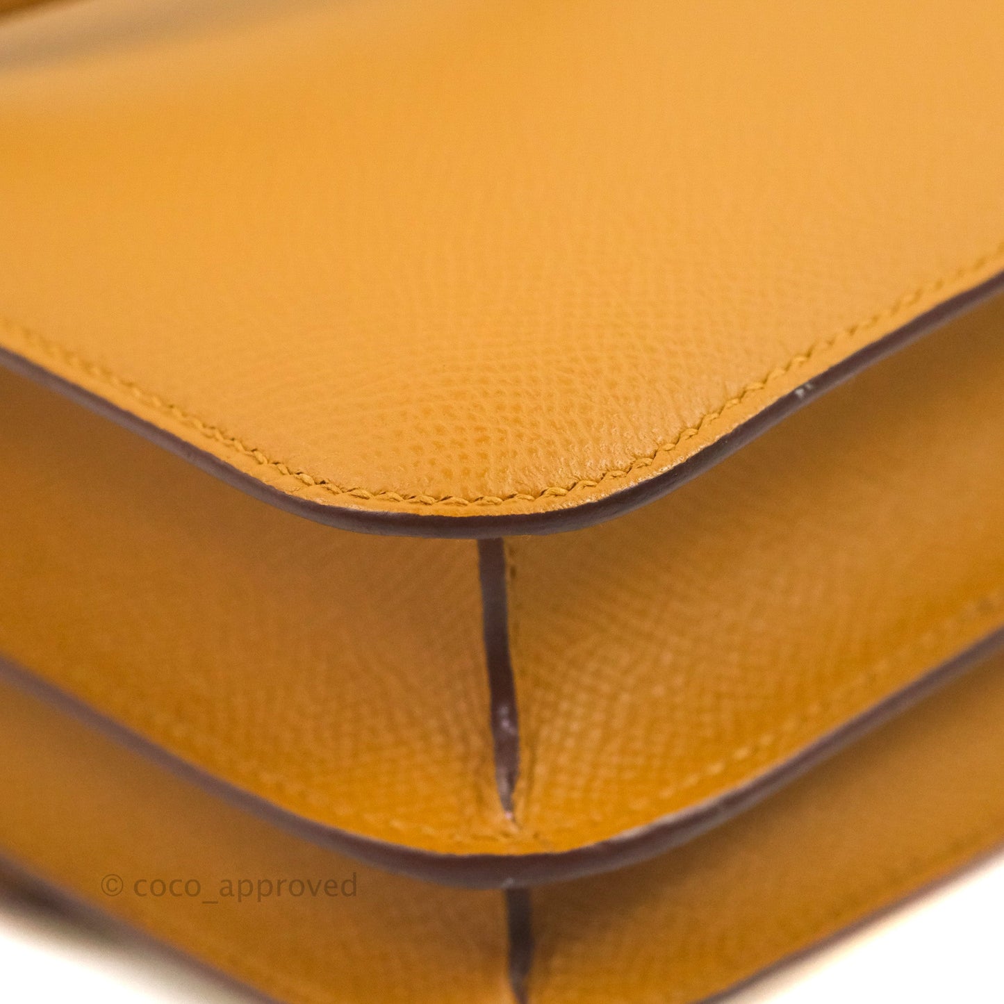 Hermès Constance Mini 18cm Sesame Epsom Gold Hardware