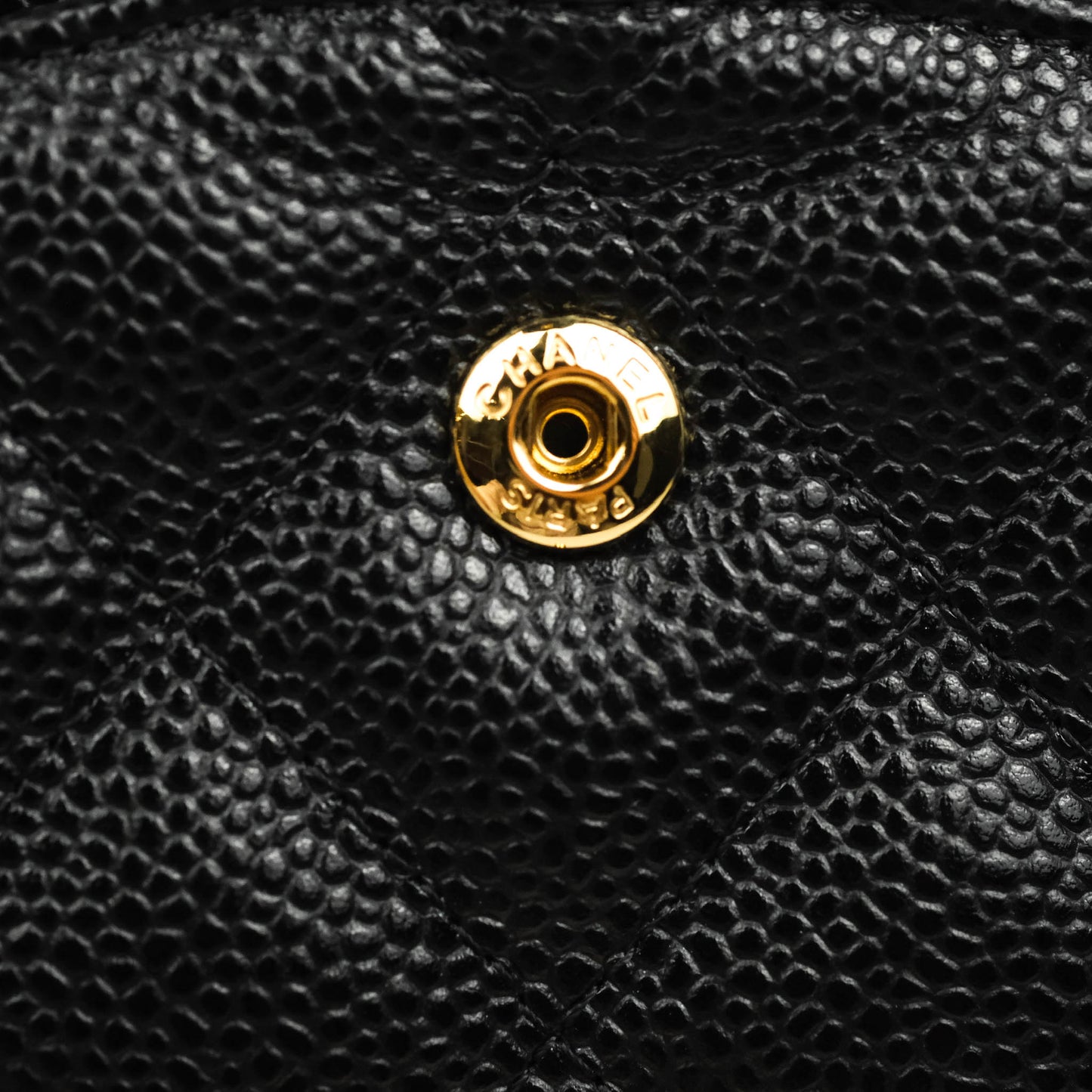 Chanel Jumbo Double Flap Black Caviar Gold Hardware⁣⁣