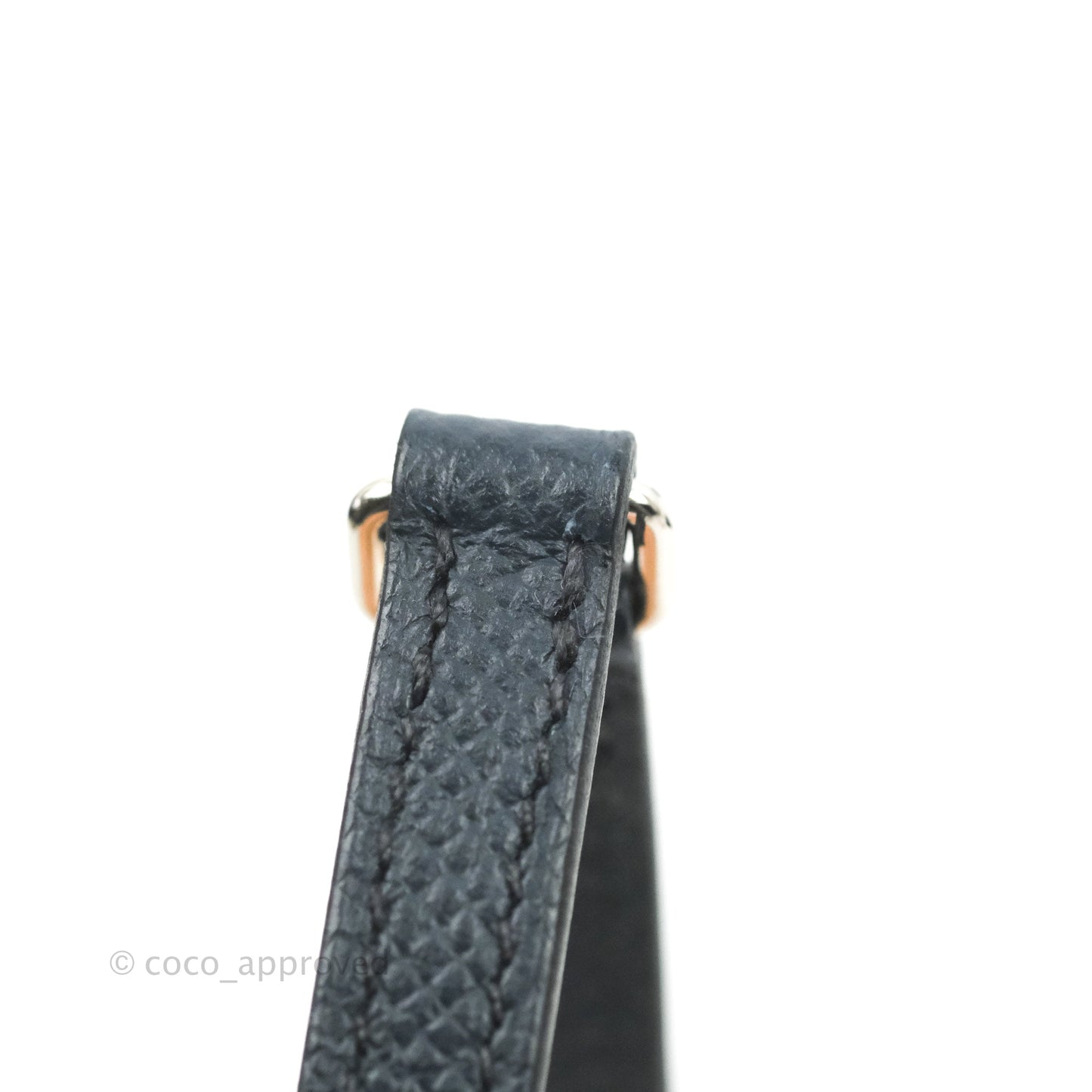 Hermès Epsom Kelly To Go Wallet Midnight Blue Palladium Hardware