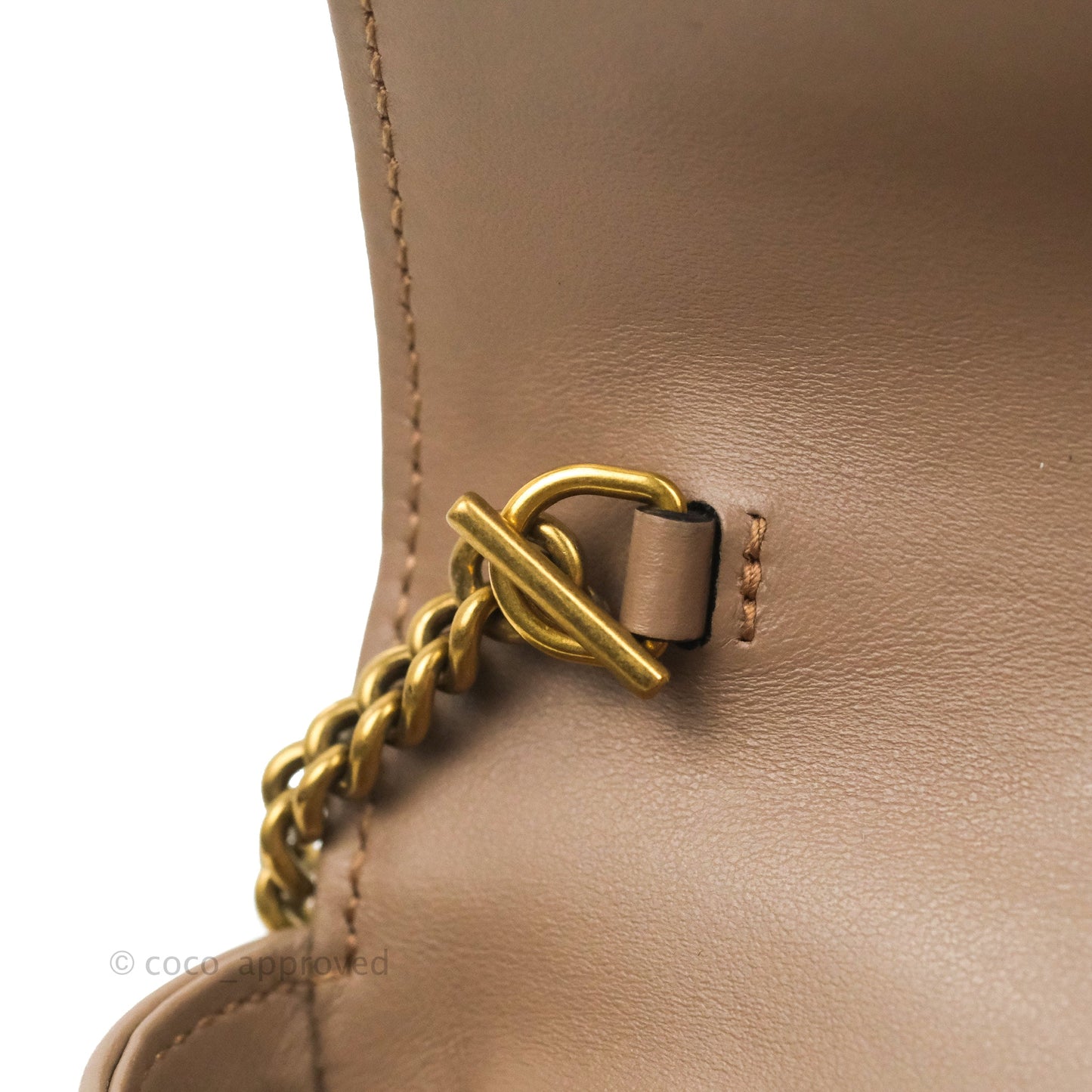 Gucci GG Marmont Matelassé Leather Super Mini Bag Dusty Pink
