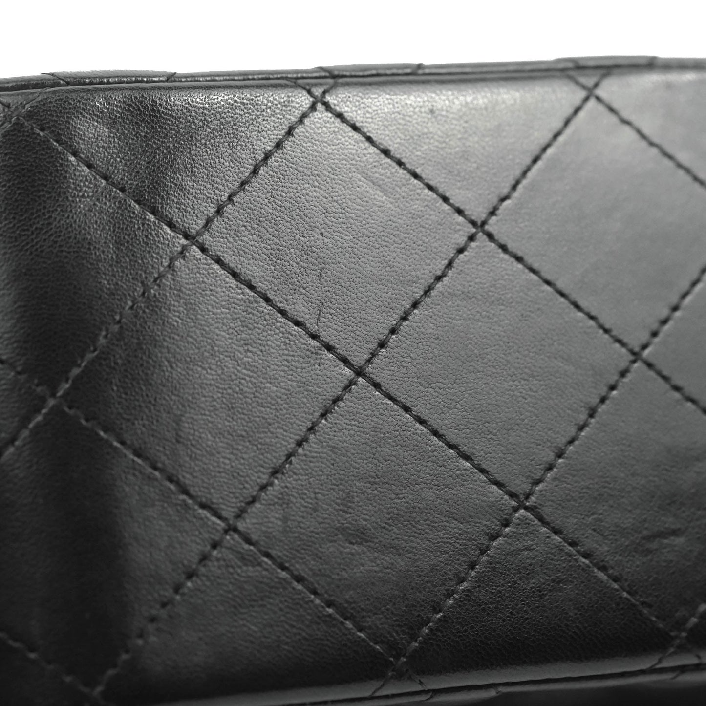 Chanel Jumbo Double Flap Black Lambskin Gold Hardware