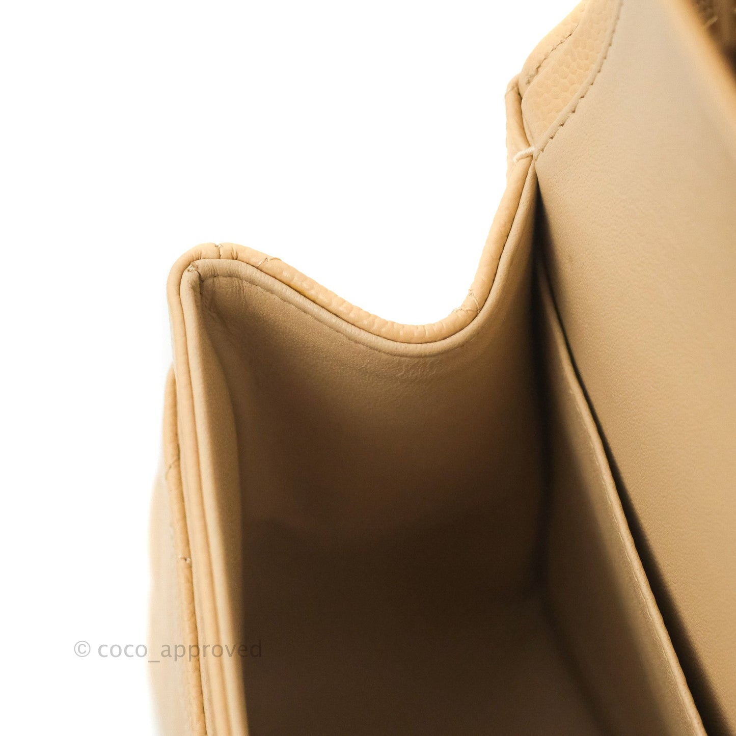 Chanel Jumbo Double Flap Beige Caviar Gold Hardware⁣⁣