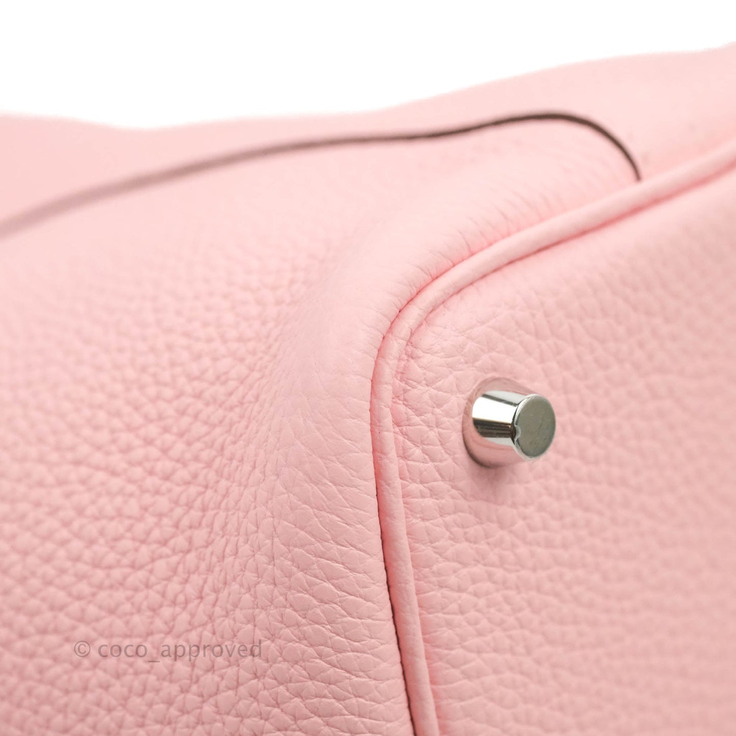Hermès Picotin Lock 18 Sakura Pink Clemence Silver Hardware