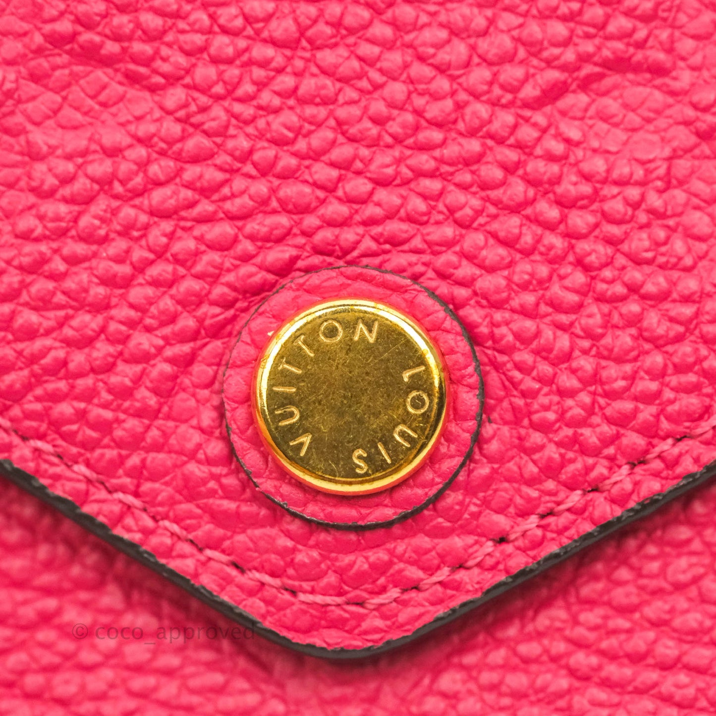 Louis Vuitton Victorine Wallet Freesia Monogram Empreinte
