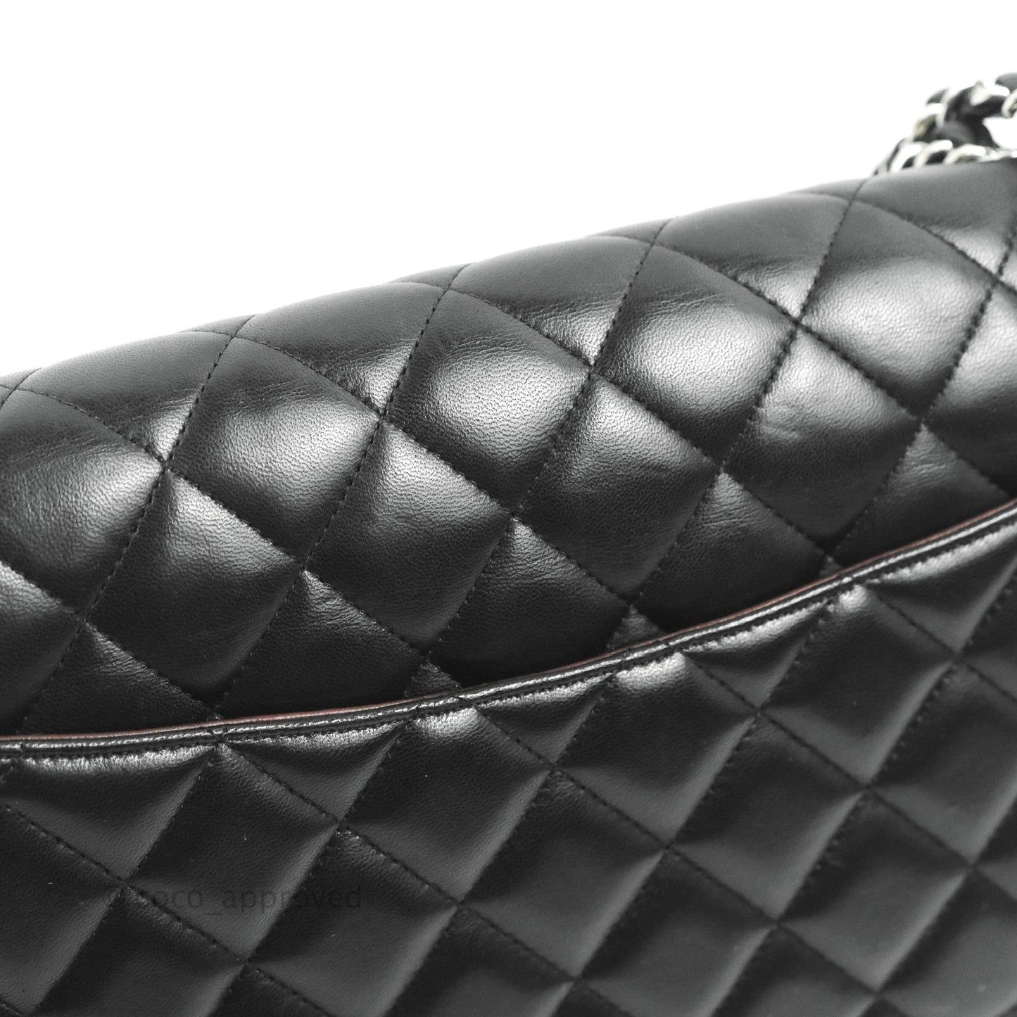 Chanel Jumbo Double Flap Black Lambskin Silver Hardware⁣⁣