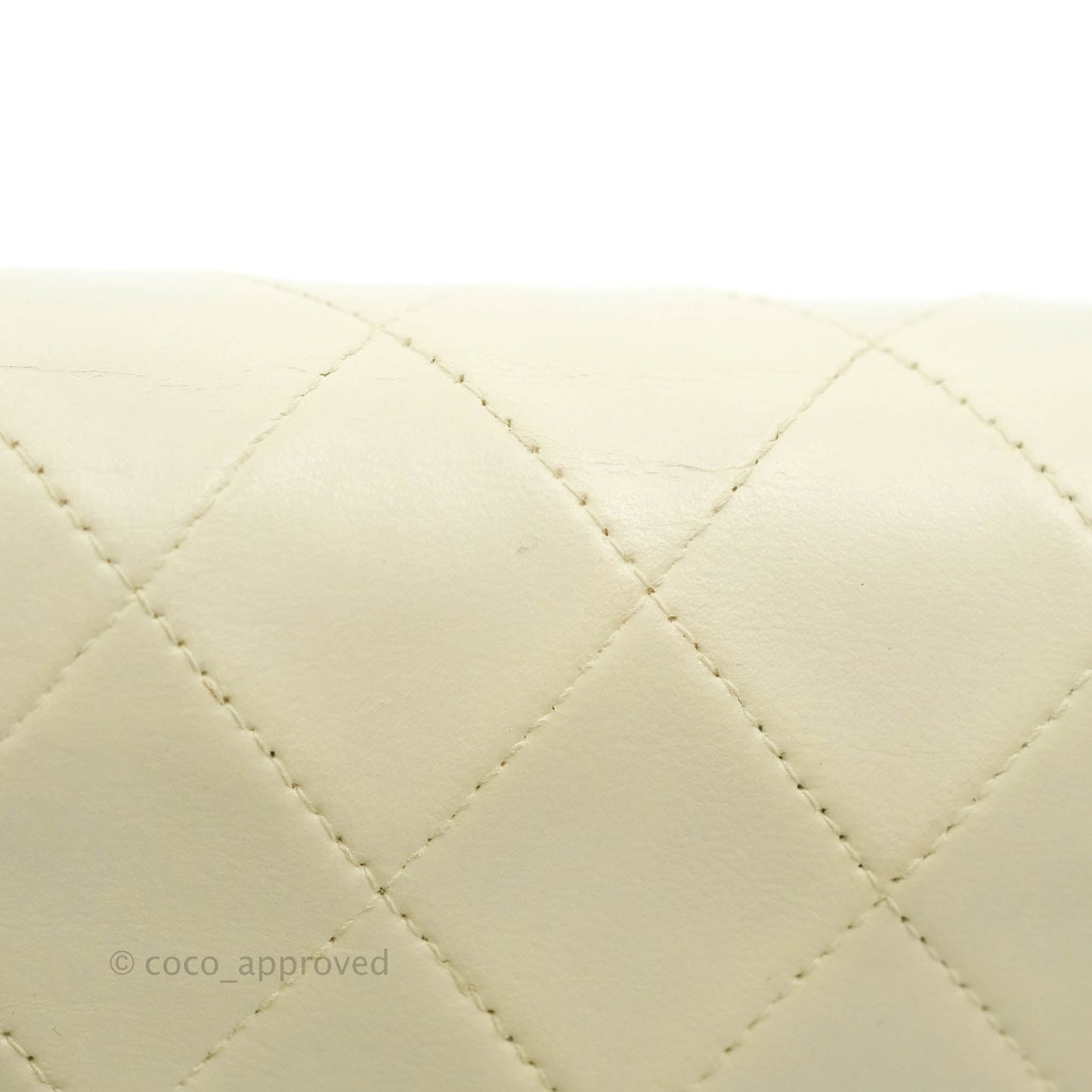 Chanel Vintage Mini Square Beige Lambskin 24K Gold Hardware