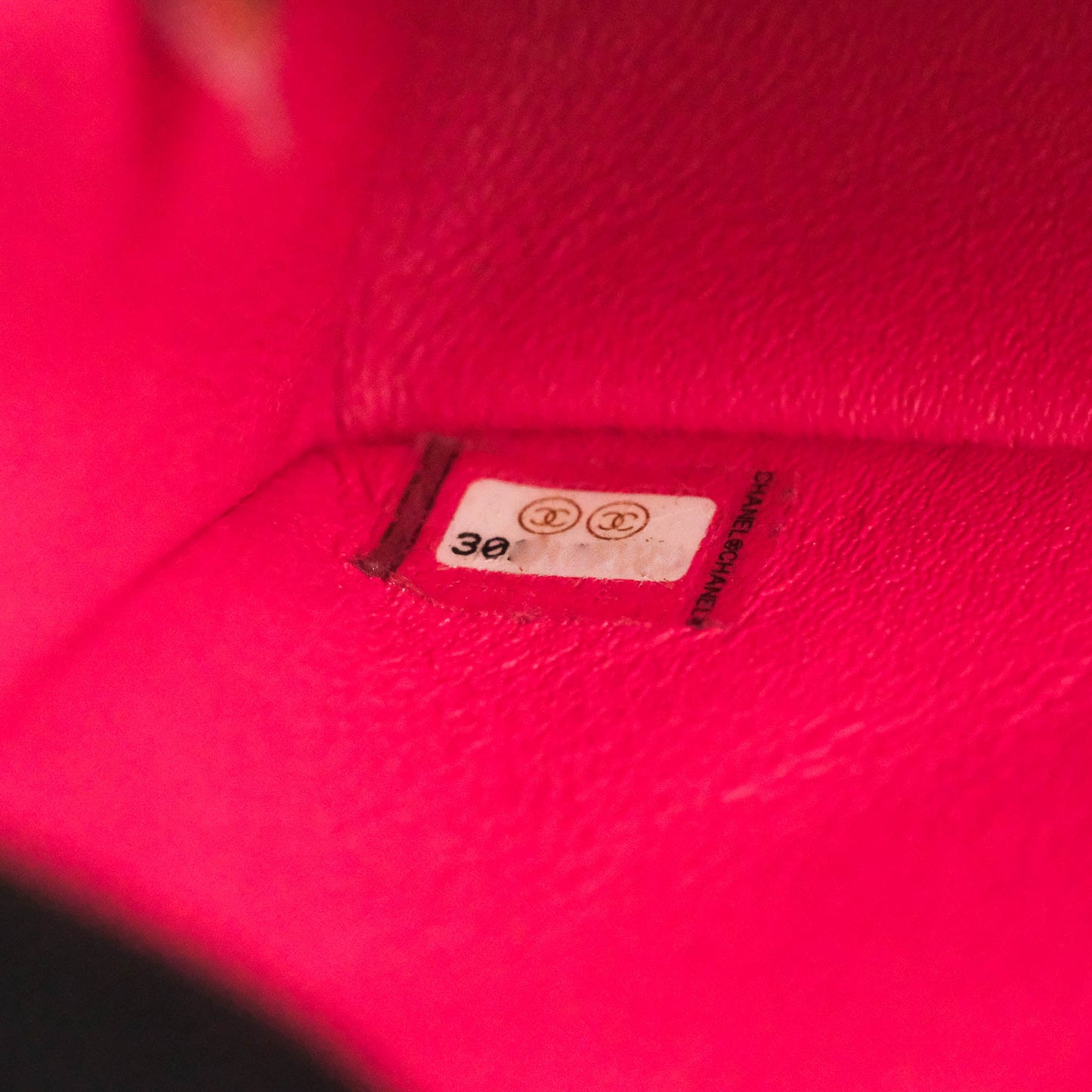 Chanel Mini Reissue 224 Fuschia Pink Aged Calfskin Aged Gold Hardware